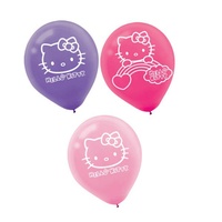 Hello Kitty Party Supplies - Balloons 6 Pack