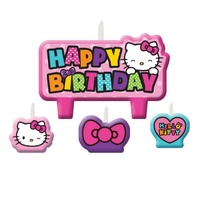 Hello Kitty Party Supplies - Happy Birthday Candle Set
