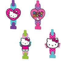 Hello Kitty Party Supplies - Blowouts 8 Pack