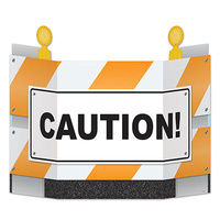 Construction Barricade Stand-Up Photo Prop