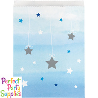 Twinkle Twinkle One Little Star Boy Paper Treat Bags 10 Pack