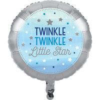 Twinkle Twinkle Little Star Boy Foil Balloon