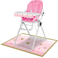 Twinkle Twinkle One Little Star Girl High Chair Kit