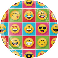 Show your Emojions Emoji Dinner Plates 8 Pack