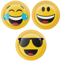 Show your Emojions Emoji Lunch Plates 8 Pack