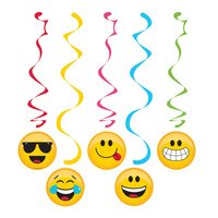 Show Your Emojions Emoji Hanging Decorations 5 Pack