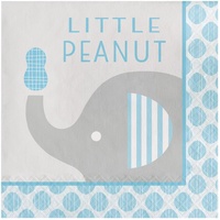Elephant Boy Little Peanut Lunch Napkin 16 Pack