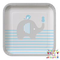 Elephant Boy Little Peanut Lunch Plates 8 Pack