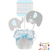 Elephant Boy Little Peanut Centerpiece Sticks