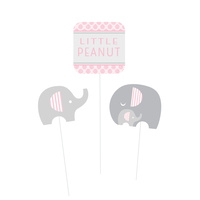 Elephant Girl Little Peanut Centerpiece Sticks