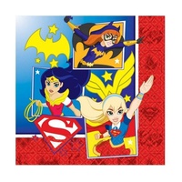 Superhero Girls Lunch Napkins 16 Pack