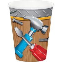 Construction Handyman Cups 8 pack