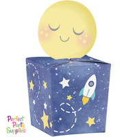 Moon Stars Space Party Supplies - Favor Boxes 8 Pack
