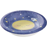 Moon Stars Space Party Supplies - Bowls 8 Pack