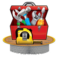 Construction Handyman Centerpiece
