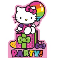 Hello Kitty Party Supplies - Invitations 8 Pack