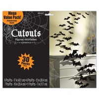 Halloween Cemetery Bats Cutouts