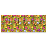 Hawaiian Luau Backdrop Large Plastic Wall Decoration