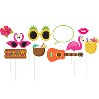 Luau Photo Booth Props 10 Pack