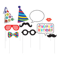 Birthday Photo Booth Props 10 Pack