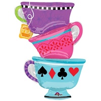 Alice in Wonderland Mad Hatter Tea Party Balloon