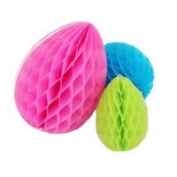 Easter Egg Hanging Tissue Decorations