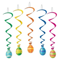 Easter Egg Hanging Whirls 5 pack
