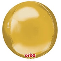 Gold Party Supplies Yellow Gold Orbz Balloon
