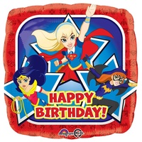 Super Hero Girls Happy Birthday Balloon