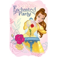 Beauty and the Beast Invitations 8 Pack