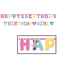 Minnie Mouse Party Supplies - Happy 1st Birthday Banner