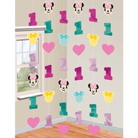 Minnie's 1st Birthday Hanging Strings