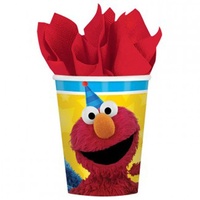 Sesame Street Elmo Party Supplies Cups Pack of 8