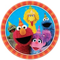 Sesame Street Elmo Party Supplies Dinner Plates 8 Pack