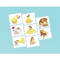 Beauty and the Beast Tattoos 1 Sheet