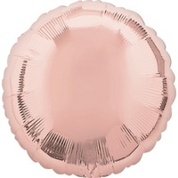 Rose Gold Party Supplies Round 45cm Foil Balloon