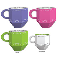 Alice In Wonderland Party Supplies - Teacup Favor Boxes 3 Pack