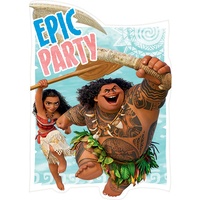 Moana Party Supplies Invitations 8 Pack