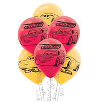 Disney Cars 3 Party Supplies - Balloons 6 Pack