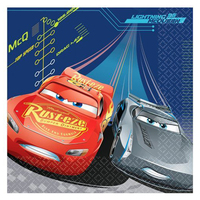 Disney Cars 3 Party Supplies Lunch Napkins 16 pack