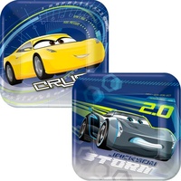 Disney Cars 3 Party Supplies Lunch Plates 8 Pack