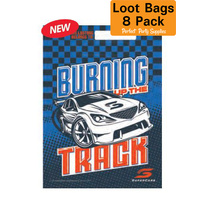 V8 Supercars Party Supplies - Loot Bags 8 Pack