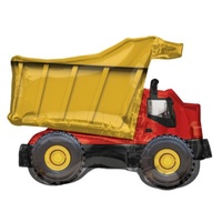 Construction Party Supplies Dump Truck Supershape Balloon 