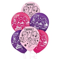 Paw Patrol Girls Party Supplies Balloons 6 Pack