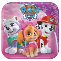 Paw Patrol Girls Party Supplies Lunch Plates 8 Pack