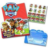 Paw Patrol Party Supplies - Invitations 8 Pack
