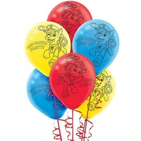 Paw Patrol Party Supplies - Balloons 6 Pack
