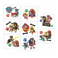 Paw Patrol Party Supplies - Tattoos 1 Sheet