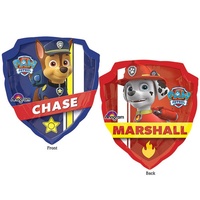 Paw Patrol Party Supplies Shield Shape Balloon 