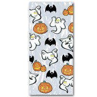 Halloween Party Supplies - Pumpkin & Ghost Cello Bags 25 Pack